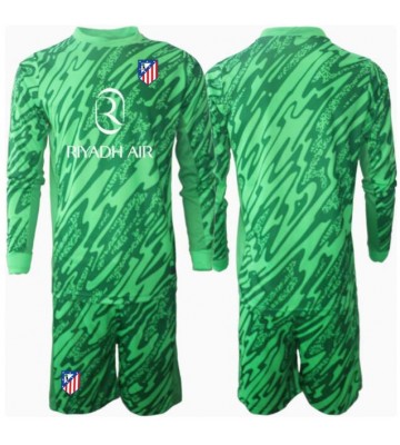Atletico Madrid Målvakt Borta Kläder Barn 2024-25 Långärmad (+ Korta byxor)